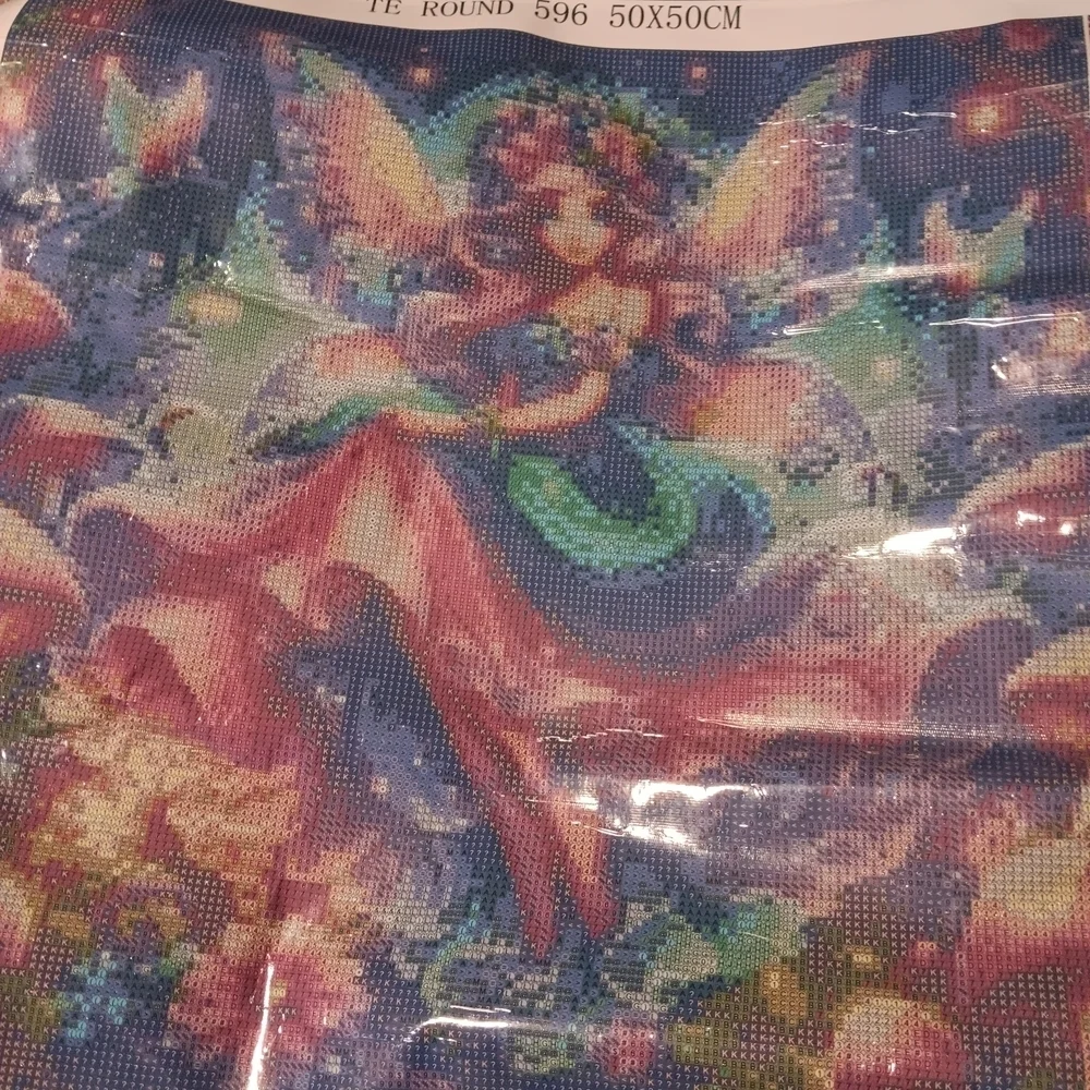 Colorful Fairy Diamond Art Painting Kit 50x50